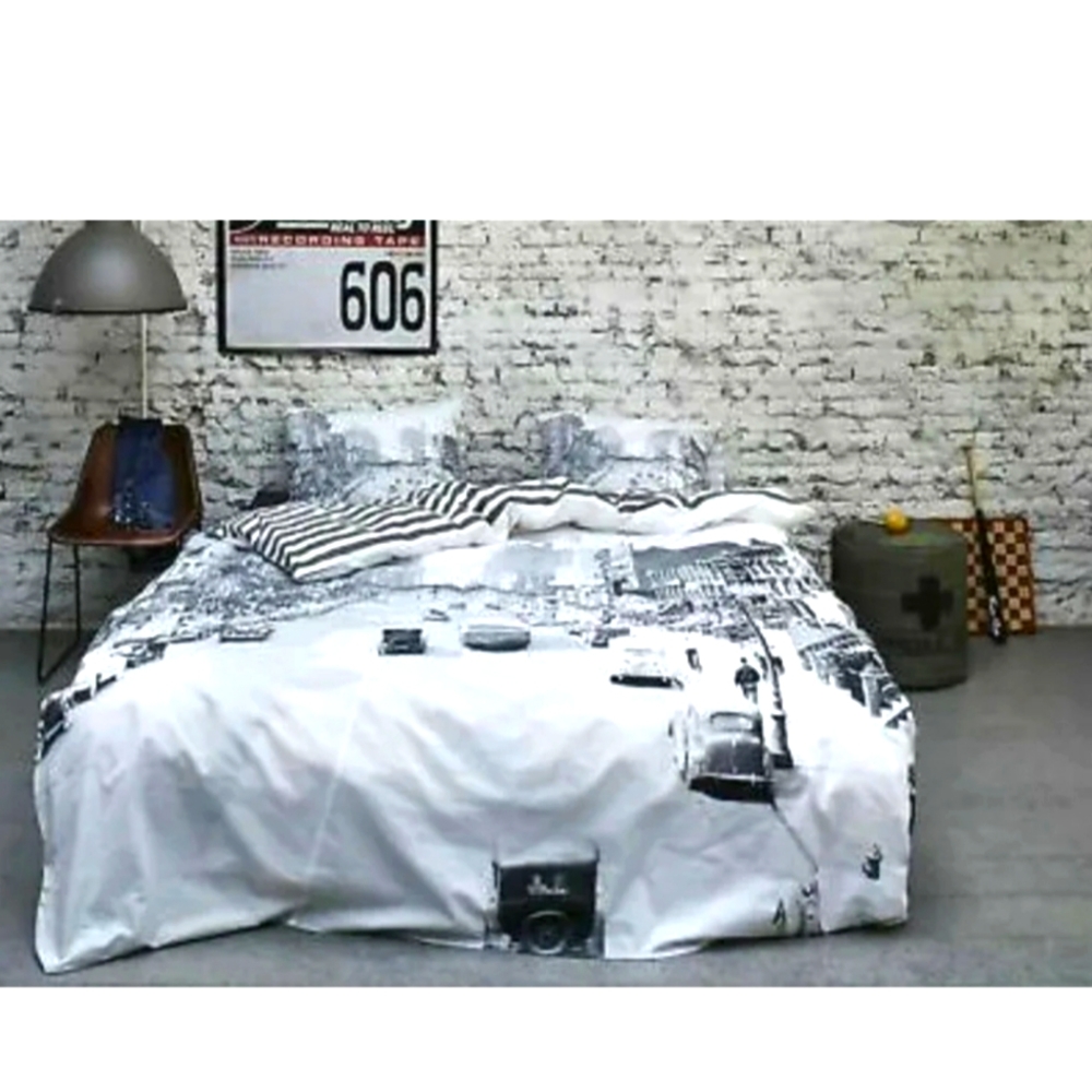 Cover's & Co 2 Piece Duvet Cover Set Twin - The Streets D/C Set Essenza Home